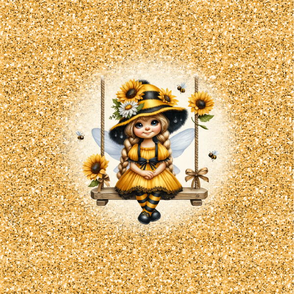 Bee Girls and butterfly magic Panel 7